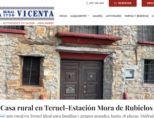Diseño Web Casa rural en Teruel : Casavicenta